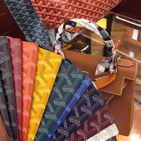 Goyard wallet colors